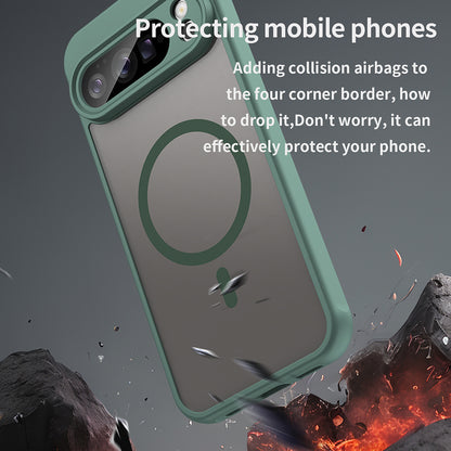 MagSafe-deksel for Google Pixel 10 Pro XL, Techsuit, HaloFrost II, Grønn
