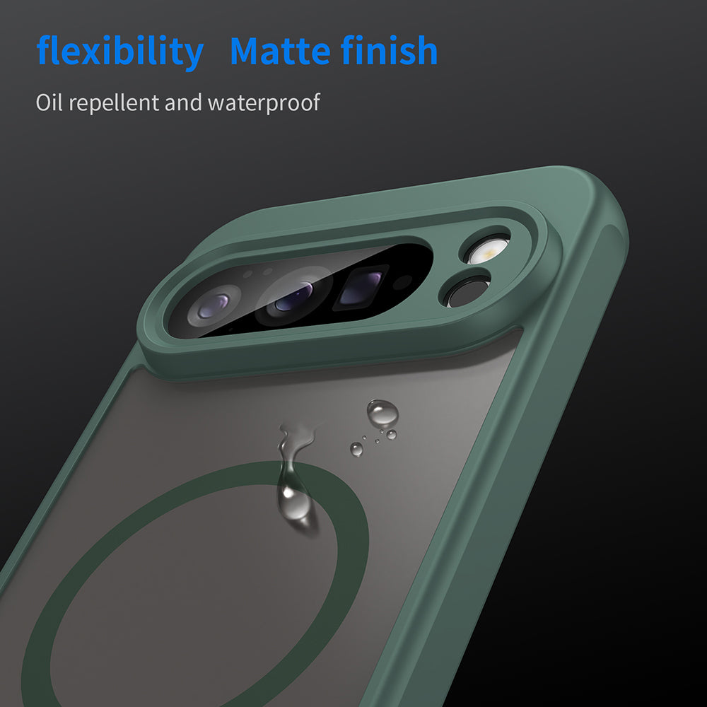 MagSafe-deksel for Google Pixel 10 Pro XL, Techsuit, HaloFrost II, Grønn