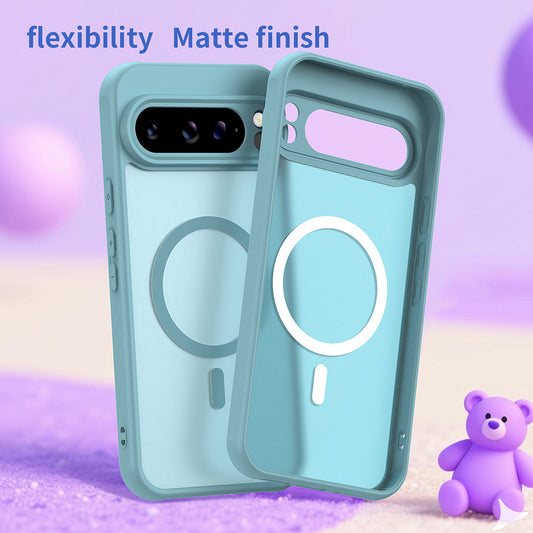 MagSafe-deksel for Google Pixel 10, Techsuit, HaloFrost II, Lys Grønn