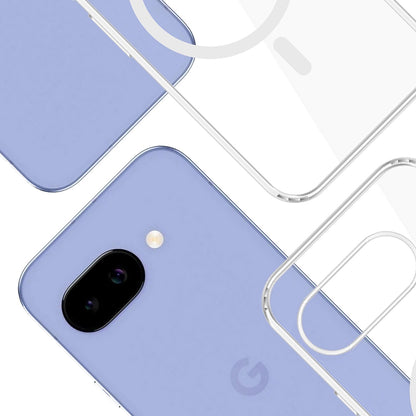 MagSafe-deksel for Google Pixel 10a, 3MK, Armor MagCase, Gjennomsiktig