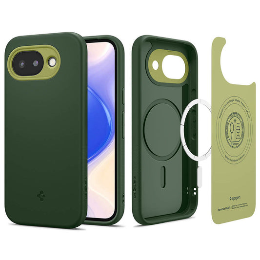 MagSafe-deksel for Google Pixel 10a, Spigen, Caseology Nano Pop, Grønn ACS11288