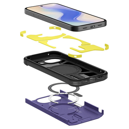 MagSafe-deksel for Google Pixel 10a, Spigen, Tough Armor, Lilla ACS11281