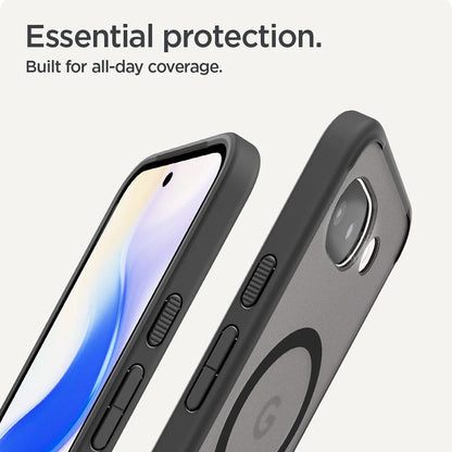MagSafe-deksel for Google Pixel 10a, Spigen, Ultra Hybrid, Satin Black ACS11278