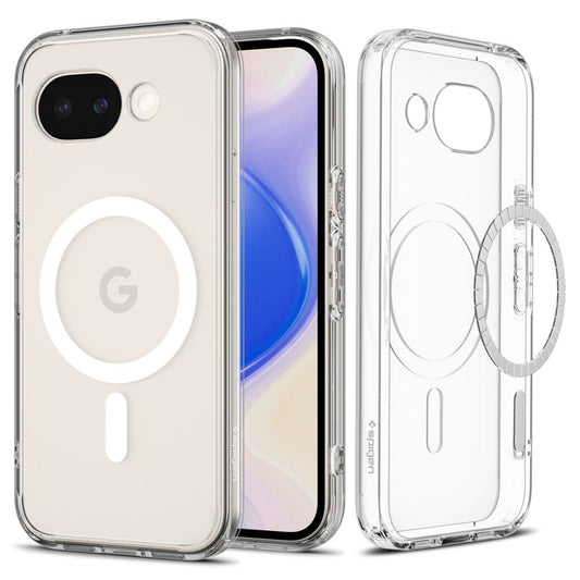 MagSafe-deksel for Google Pixel 10a, Spigen, Ultra Hybrid, Transparent Hvit ACS11276