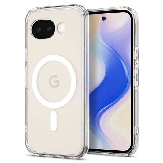 MagSafe-deksel for Google Pixel 10a, Spigen, Ultra Hybrid, Transparent Hvit ACS11276
