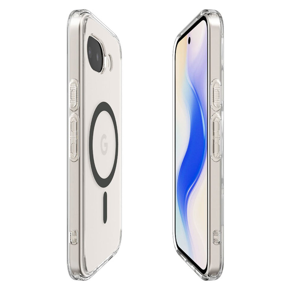 MagSafe-deksel for Google Pixel 10a, Spigen, Ultra Hybrid, Transparent Grå ACS11277