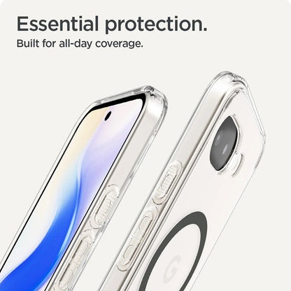 MagSafe-deksel for Google Pixel 10a, Spigen, Ultra Hybrid, Transparent Grå ACS11277