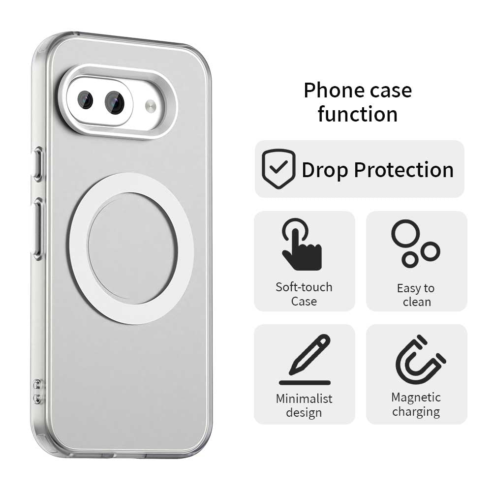 MagSafe-deksel for Google Pixel 10a, Techsuit, CandyCase, hvit