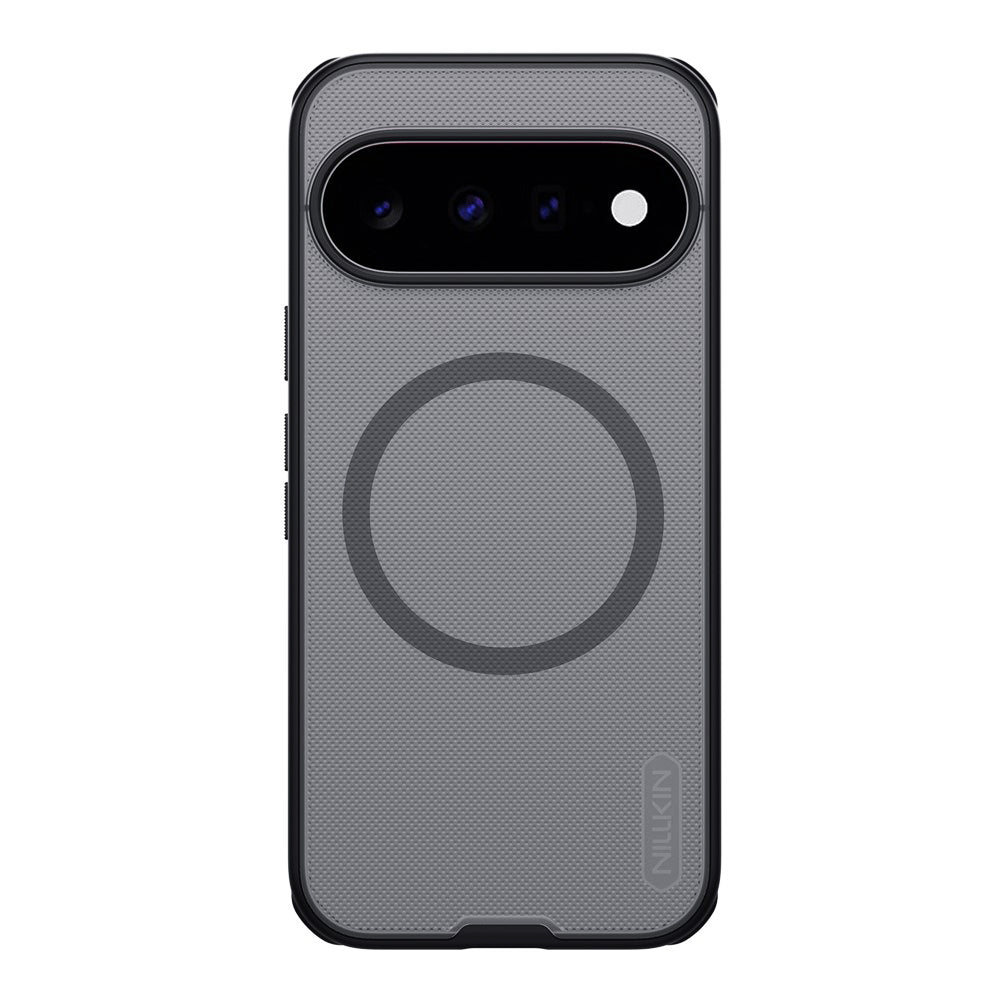 MagSafe-deksel til Google Pixel 11, Nillkin Super Shield Pro, svart, gjennomsiktig med satengfinish