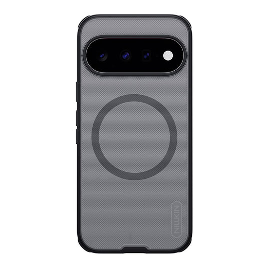 MagSafe-deksel til Google Pixel 11, Nillkin Super Shield Pro, svart, gjennomsiktig med satengfinish