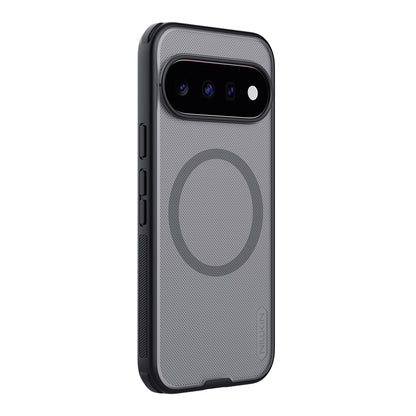 MagSafe-deksel til Google Pixel 11, Nillkin Super Shield Pro, svart, gjennomsiktig med satengfinish