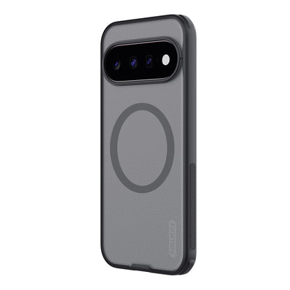 MagSafe-deksel til Google Pixel 11, Nillkin Super Shield Pro, svart, gjennomsiktig med satengfinish