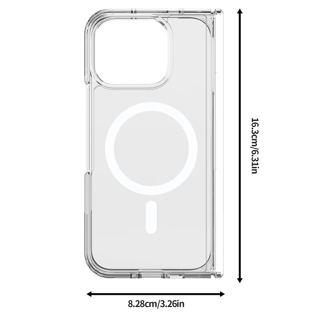 MagSafe-deksel for Google Pixel 11 Pro Fold, DUX DUCIS, Klar, Transparent