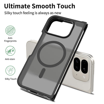 MagSafe-deksel for Google Pixel 11 Pro Fold, Techsuit, PureFrost, Satinert svart