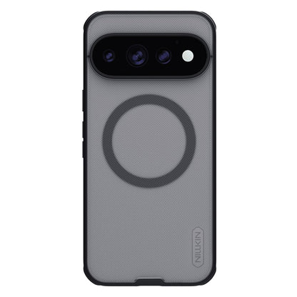 MagSafe-deksel til Google Pixel 11 Pro, Nillkin Super Shield Pro, svart, gjennomsiktig med satengfinish