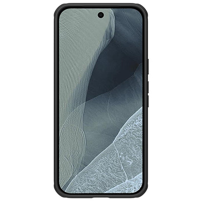 MagSafe-deksel til Google Pixel 11 Pro, Nillkin Super Shield Pro, svart, gjennomsiktig med satengfinish