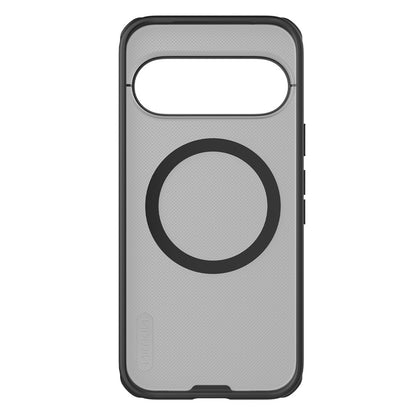 MagSafe-deksel til Google Pixel 11 Pro, Nillkin Super Shield Pro, svart, gjennomsiktig med satengfinish