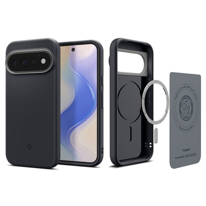 MagSafe-deksel for Google Pixel 11 Pro, Spigen, Caseology Nano Pop, svart ACS11435