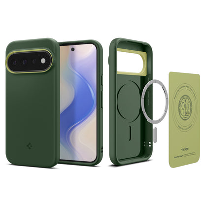 MagSafe-deksel for Google Pixel 11 Pro, Spigen, Caseology Nano Pop, Grønn ACS11436