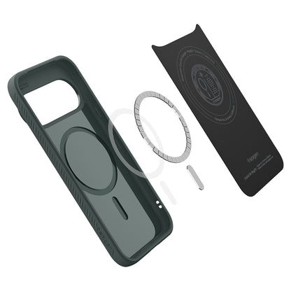 MagSafe-deksel for Google Pixel 11 Pro, Spigen, Liquid Air, Grønn ACS11858