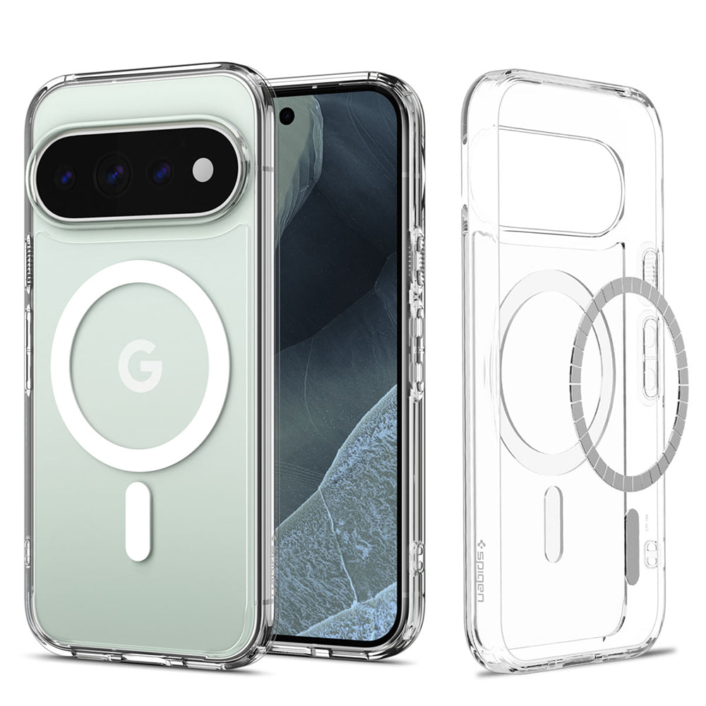 MagSafe-deksel for Google Pixel 11 Pro, Spigen, Ultra Hybrid, Gjennomsiktig Hvit ACS11431