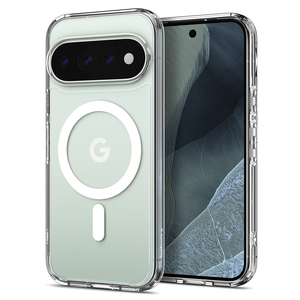 MagSafe-deksel for Google Pixel 11 Pro, Spigen, Ultra Hybrid, Gjennomsiktig Hvit ACS11431
