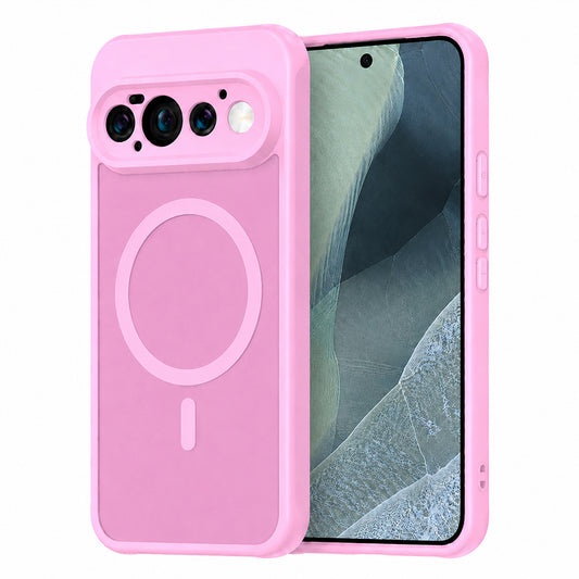 MagSafe-deksel for Google Pixel 11 Pro, Techsuit, HaloFrost II, Rosa
