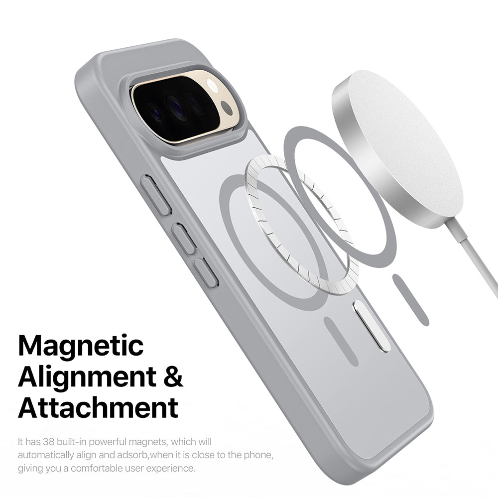 MagSafe-deksel for Google Pixel 11 Pro XL / 10 Pro XL / 9 Pro XL, DUX DUCIS, Yind, Grå
