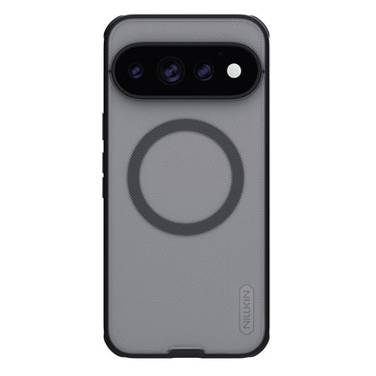 MagSafe-deksel til Google Pixel 11 Pro XL, Nillkin Super Shield Pro, svart, gjennomsiktig med satengfinish