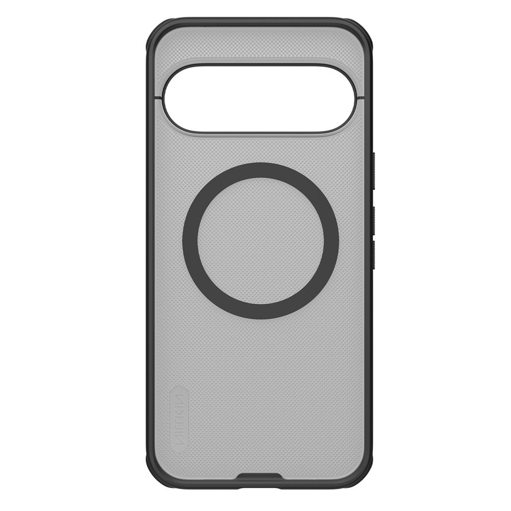 MagSafe-deksel til Google Pixel 11 Pro XL, Nillkin Super Shield Pro, svart, gjennomsiktig med satengfinish