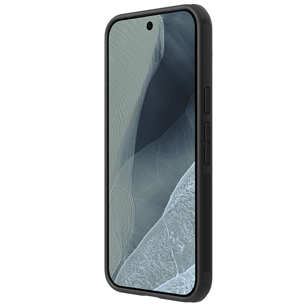 MagSafe-deksel til Google Pixel 11 Pro XL, Nillkin Super Shield Pro, svart, gjennomsiktig med satengfinish