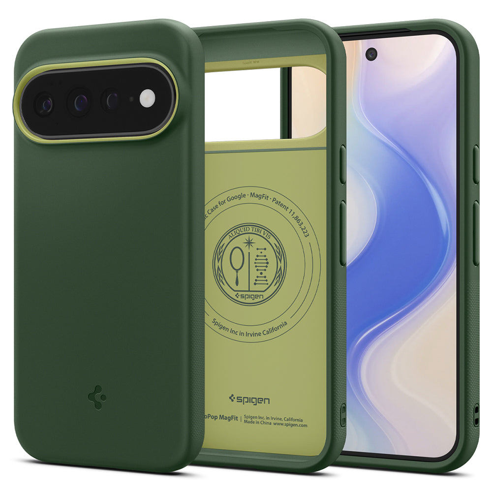 MagSafe-deksel for Google Pixel 11 Pro XL, Spigen, Caseology Nano Pop, Grønn ACS11456