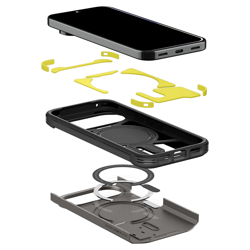 MagSafe-deksel for Google Pixel 11 Pro XL, Spigen, Tough Armor, Grå ACS11865