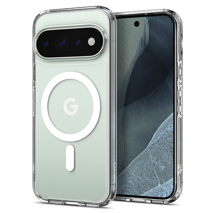 MagSafe-deksel for Google Pixel 11 Pro XL, Spigen, Ultra Hybrid, Transparent Hvit ACS11451