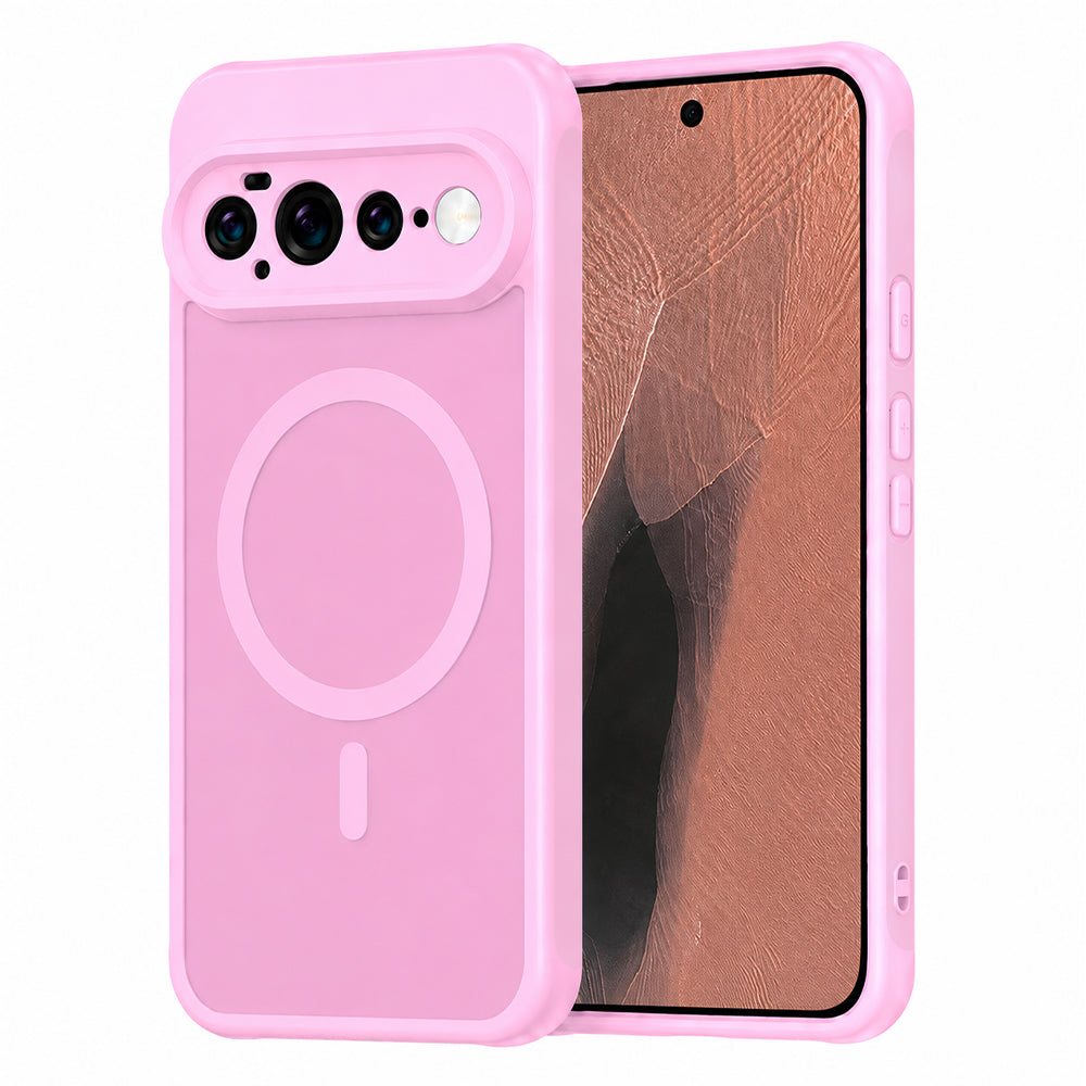 MagSafe-deksel for Google Pixel 11 Pro XL, Techsuit, HaloFrost II, Rosa