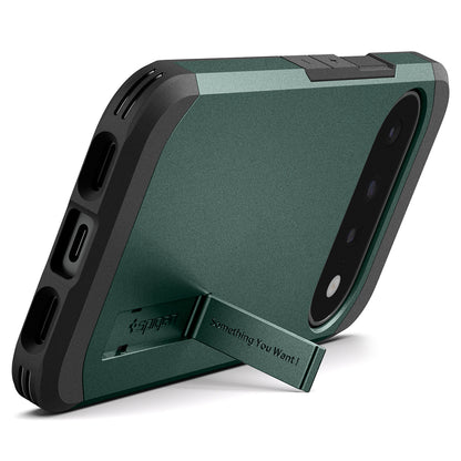 MagSafe-deksel for Google Pixel 11, Spigen, Tough Armor, grønn ACS11854
