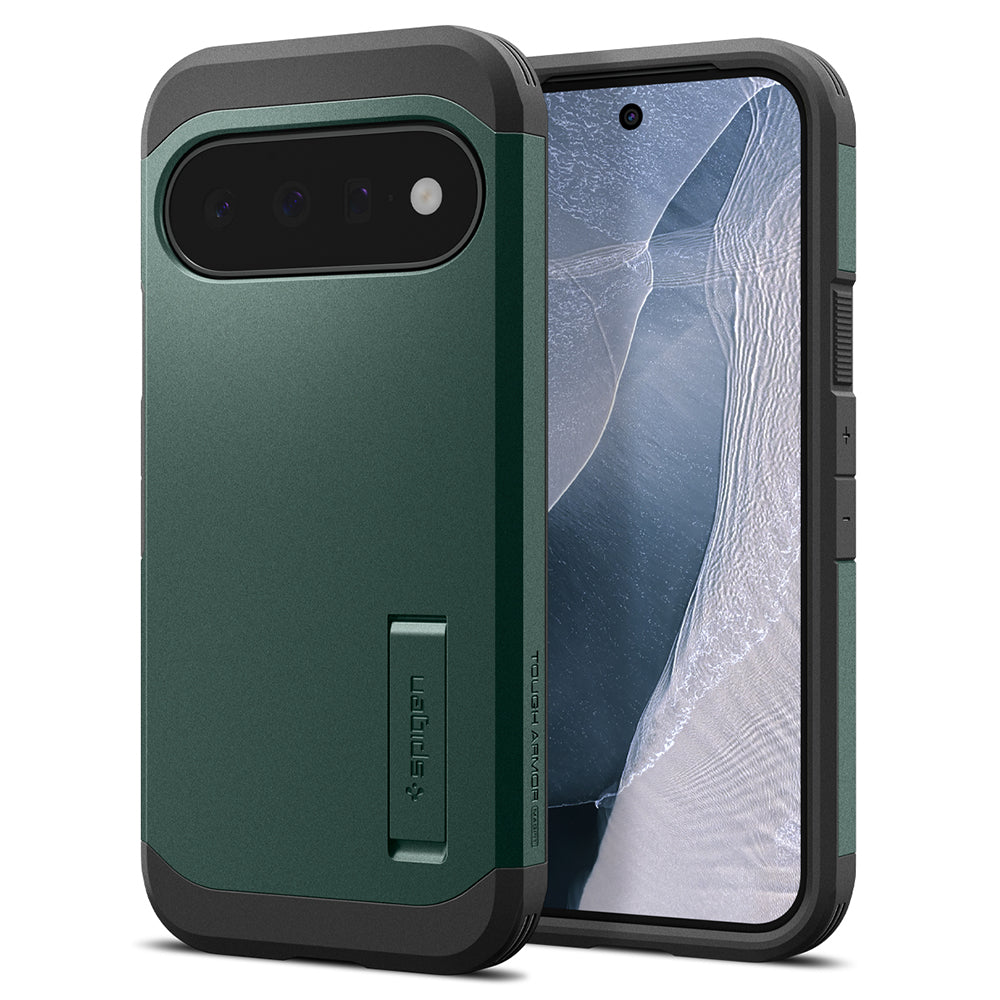 MagSafe-deksel for Google Pixel 11, Spigen, Tough Armor, grønn ACS11854