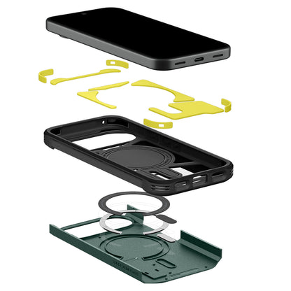 MagSafe-deksel for Google Pixel 11, Spigen, Tough Armor, grønn ACS11854