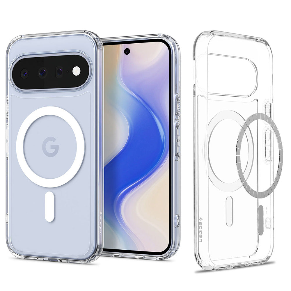 MagSafe-deksel for Google Pixel 11, Spigen, Ultra Hybrid, Transparent Hvit ACS11441