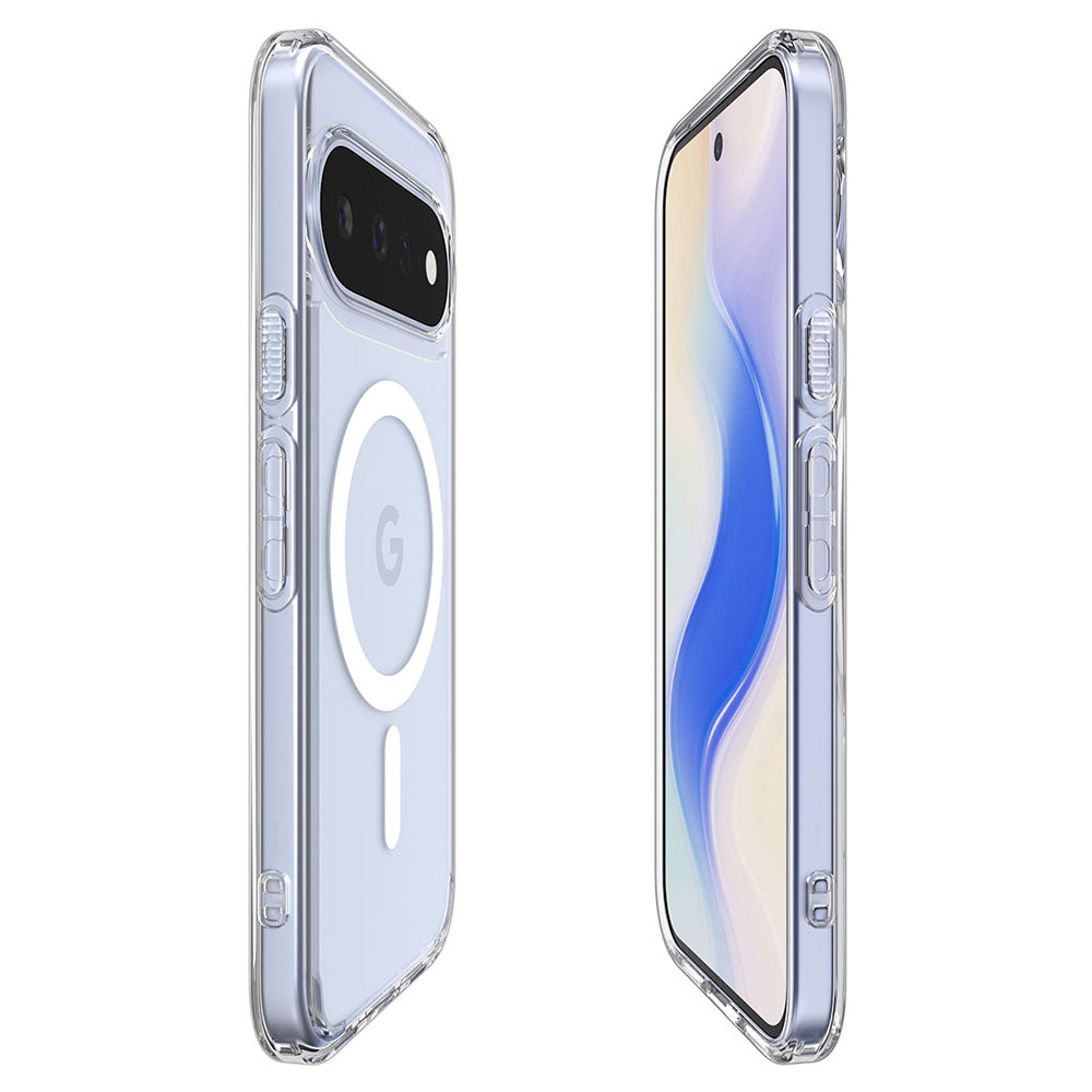 MagSafe-deksel for Google Pixel 11, Spigen, Ultra Hybrid, Transparent Hvit ACS11441