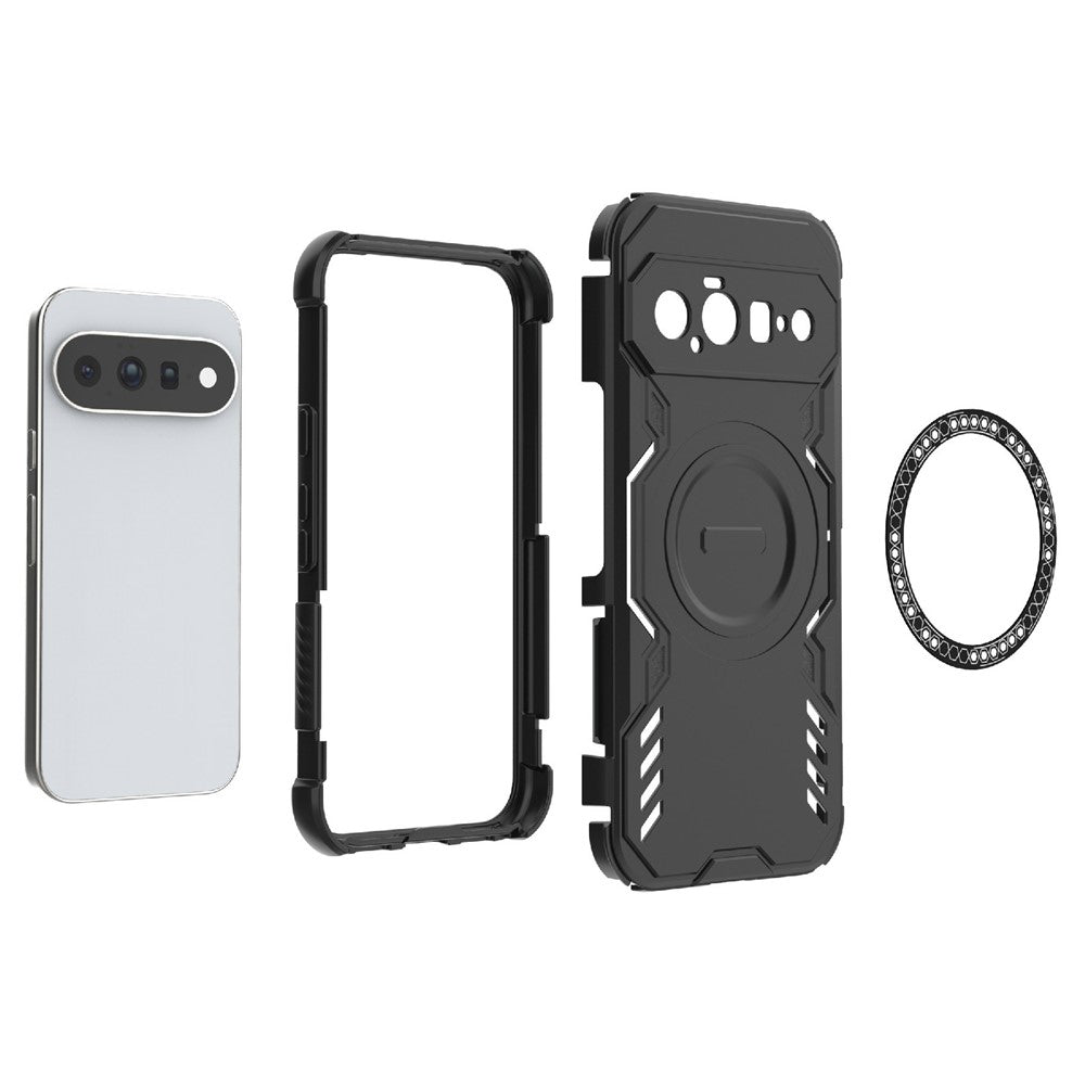 MagSafe-deksel til Google Pixel 11, Techsuit, ArmorMag, blå