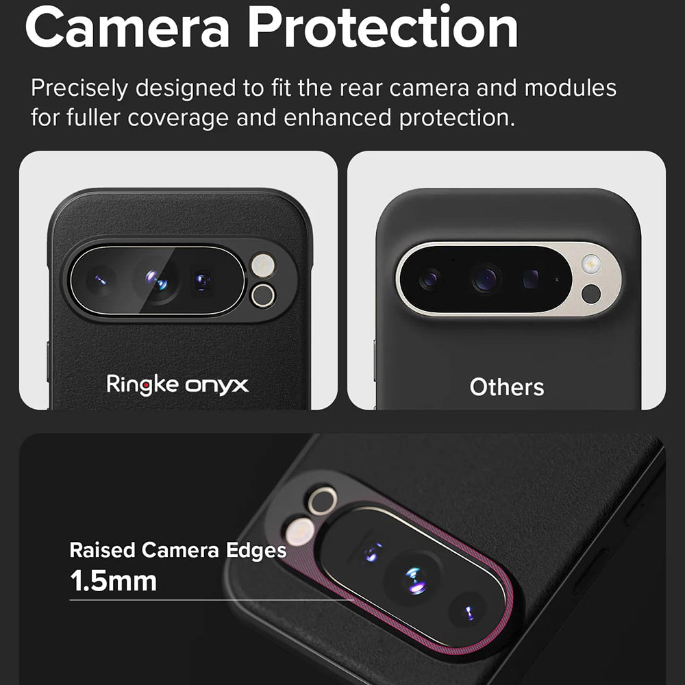 MagSafe-deksel for Google Pixel 9 Pro, Ringke, Onyx, svart