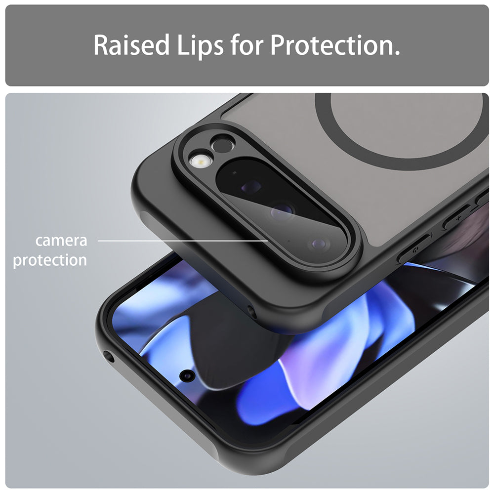 MagSafe-deksel for Google Pixel 9 Pro, Techsuit, HaloFrost II, svart