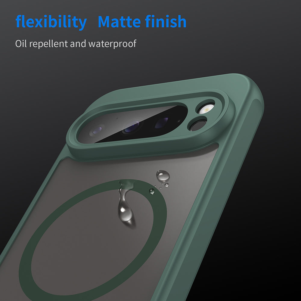 MagSafe-deksel for Google Pixel 9 Pro, Techsuit, HaloFrost II, Grønn