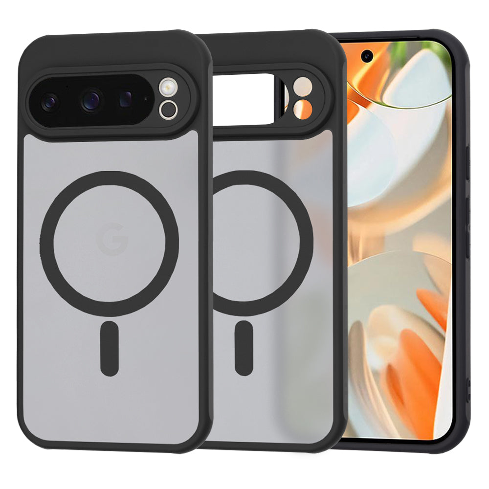 MagSafe-deksel for Google Pixel 9 Pro, Techsuit, HaloFrost, Svart