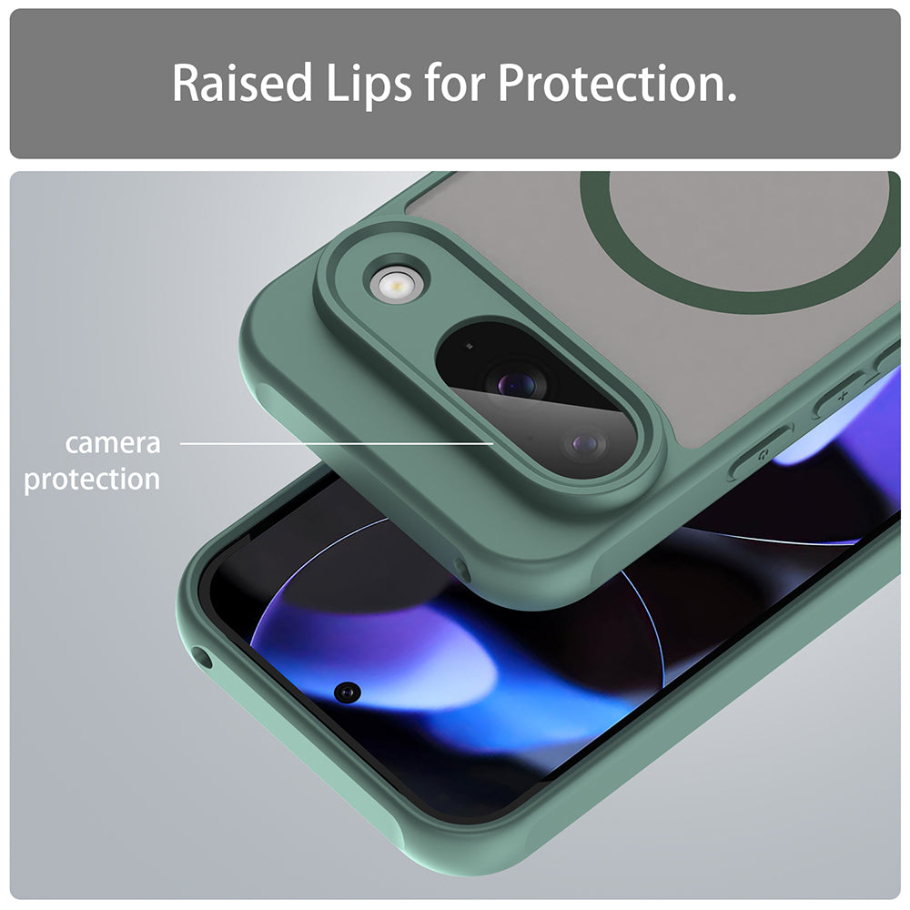 MagSafe-deksel for Google Pixel 9, Techsuit, HaloFrost II, Grønn