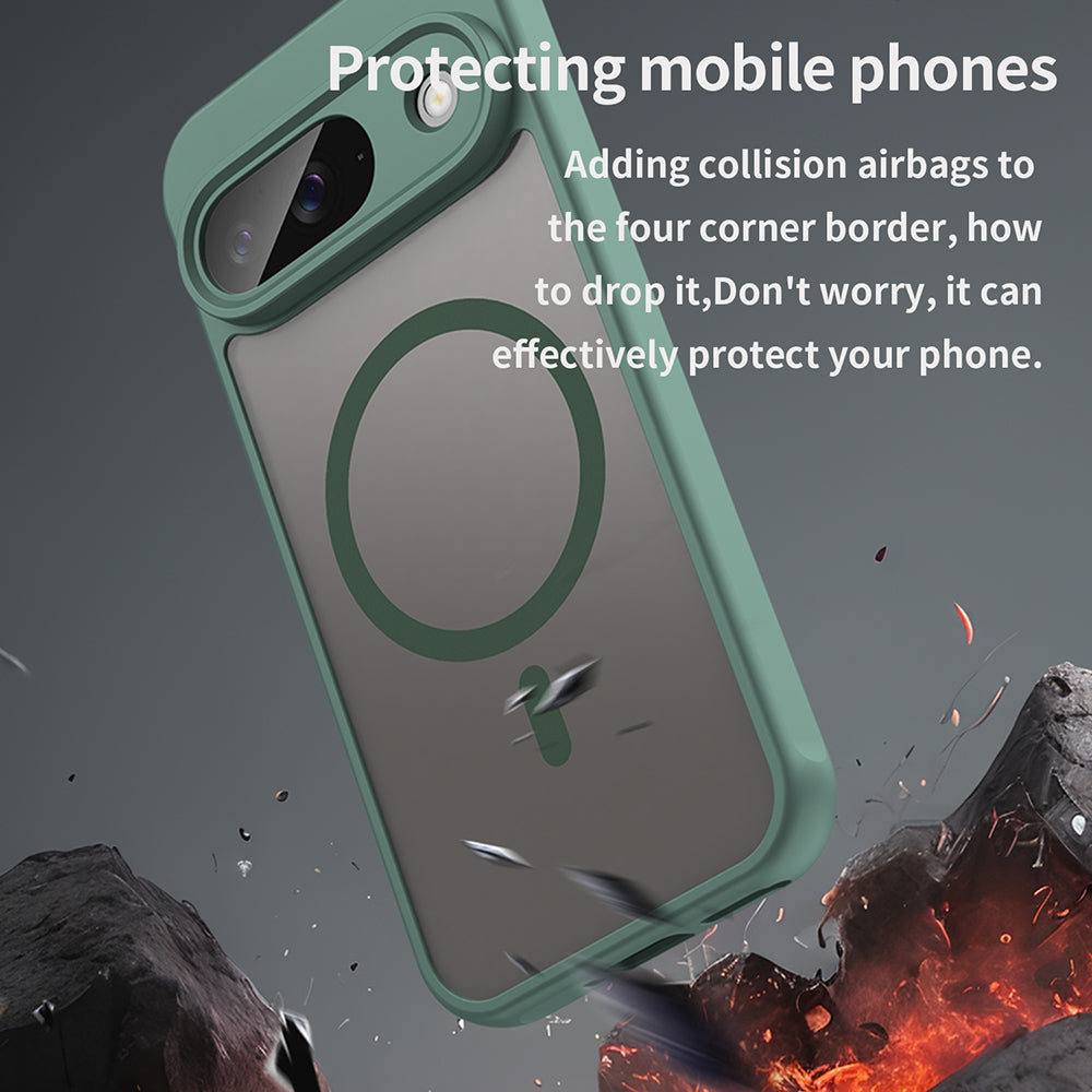 MagSafe-deksel for Google Pixel 9, Techsuit, HaloFrost II, Grønn