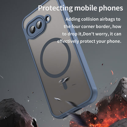 MagSafe-deksel for Google Pixel 9a, Techsuit, HaloFrost II, Marineblå