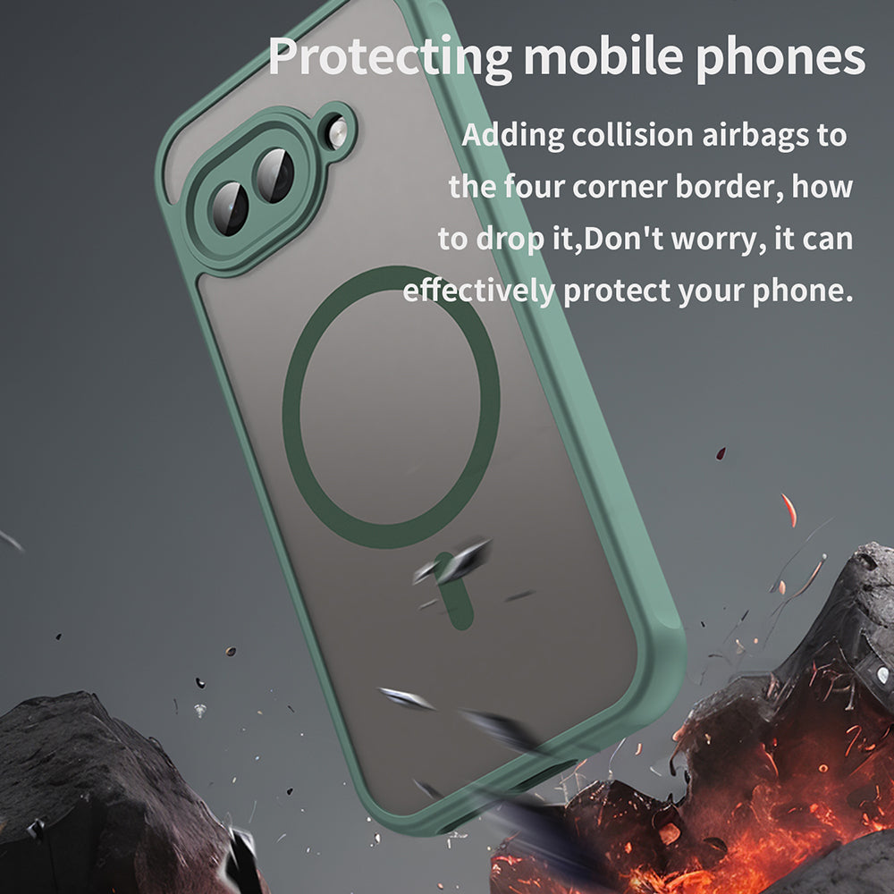 MagSafe-deksel for Google Pixel 9a, Techsuit, HaloFrost II, Grønn