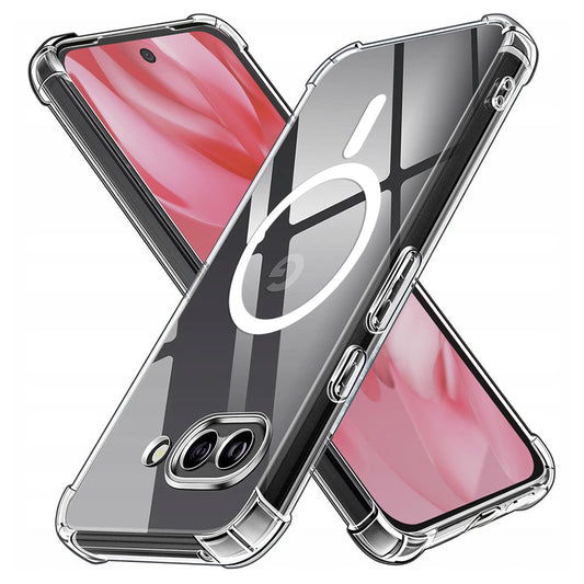 MagSafe-deksel for Google Pixel 9a, Techsuit, støtsikker, gjennomsiktig